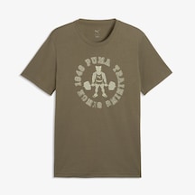 Puma Graphic 2 Erkek Haki Antrenman T-shirt 528531