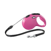 Flexi New Classic 5m İp Otomatik Tasma S Pembe