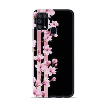 Samsung Uyumlu Galaxy A21S Kilif Desenli Pink Flowers 3 1393 527805640