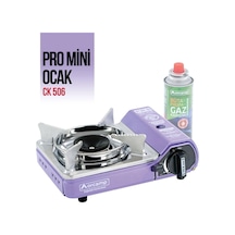 Tekli Çantalı Mini Portatif Ocak - Orcamp - Mor Ck-506 Açık Kahverengi