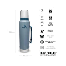 Stanley Klasik Vakumlu Termos 1 Litre Siyah