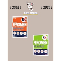 8. Sınıf Matematik + Fen Bilimleri B Set Soru Bankaları 2025