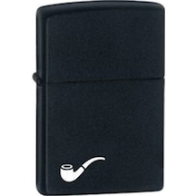 Zippo Brush Fin Pipe Lighter Çakmak - 218PL-000061 Zippo Brush Fin Pipe Lighter Çakmak - 218PL-000061