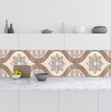 Mutfak Tezgah Arası Folyo Fayans Kaplama Folyosu Rustik Design (508111277)