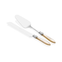 Rivadossi Laura Chrome Krem Pasta Servis Seti