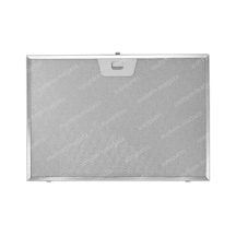 Zanussi İle Uyumlu En 32,5 Cm Boy 20,5 Cm - Arka Tırnak 7,5 Cm Aspiratör Davlumbaz Metal Yağ Filtres