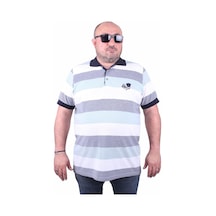 Moc Grande Mocgrande Büyük Beden Polo Yaka Tişört 23409 Lacıvert Lacivert