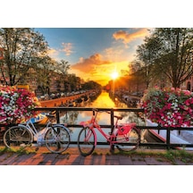 Ravensburger 1000 Parça Bicycles İn Amsterdam Puzzle