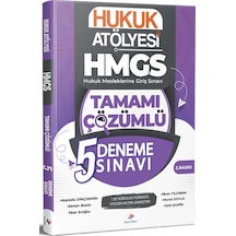 Dizgi Kitap Hukuk Atölyesi Hmgs 5 Deneme Çözümlü Dizgi Kitap