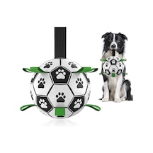 Geekyou Köpek Futbol Topu - Dayanıklı Pu, Etkileşimli Oyun, Suda Da Kullanılabilir, Çekme-oyun, İndirme Kolu Ve Pompa Dahil