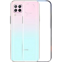 Huawei P40 Lite Kılıf Lüx Şeffaf Silikon Kılıf
