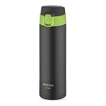 Shotay St-8014 450ml Siyah Çelik Termos Siyah