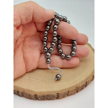 Hematit Taşı 33lük Özel Tasarım Tesbih 8mm 3614 Çok Renkli
