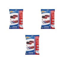 Magic Saver Bag Vakumlu Giyisi Yastık Yorgan Saklama Torbası Poşeti Hurç - Xxl - 80x110 Cm. - 3 Adet
