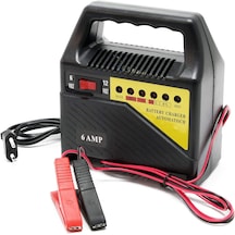 Pogod 6 Volt 12 Volt 6 Amper Ledli Göstergeli Akü Şarj Cihazı Taş