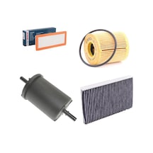 Bosch Filtre Bakım Seti Citroen C4 1.6 Benzinli 2014+ 156 Beygir Hava + Yağ F + Yakıt F. + Polen Bosch
