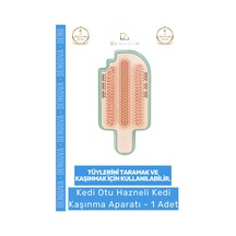 Keditarama Kedi Otu Hazneli Duvar Tipi Masaj Fırçası Tüy Temizleme Kendi Kendine Kaşınma Tarama Apa