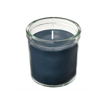 Ikea Fruktskog Cam Kaplı Kokulu Mum 8 X 8,5 Cm Sardunya Turkuaz - Siyah Siyah - Turkuaz