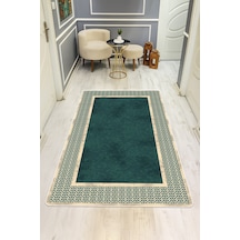 Modern Desenli Dijital Baskı Kaymaz Taban Halı H0200 Renkli
