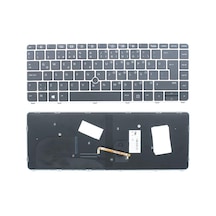 HP Uyumlu EliteBook 840 G3 G4 Notebook Klavyesi (Siyah TR) (Işıklı)