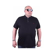 Starbattal Büyük Beden Likralı Klasik Polo Tişört 11500 Sıyah Sıyah Çok Renkli