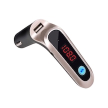 S7 Akıllı Dijital Ekran Müzik Çalar Arama Araç Şarj Cihazı, Renk: Altın