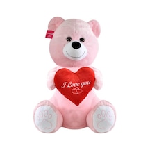 1028P Oturan Sevimli Ayı Pembe 80 cm