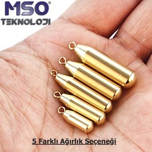 MSO Olta Balıkçılık LRF Misina Askı Tip CNC Pirinç Metal Ağırlık