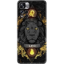 Xiaomi Redmi Note 11 Pro Kılıf Resimli Desenli Silikon Platinium Series Leon 1841