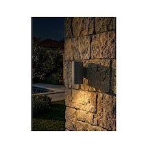 Sirius A Alüminyum Siyah Led Duvar Apliği 5w 3000k Gün Işığı Ip54 Antrasit - 937765399 Antrasit