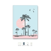 Naturel Mini Defter Çizgili Palmiye 14x20 Cm
