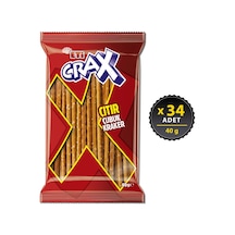 Eti Crax Sade Çubuk Kraker 34 x 40 G