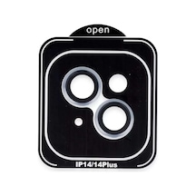 İphone 14 Pvd Metal Kamera Lens - Mavi Diğer
