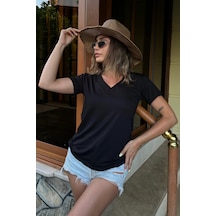 Bbbutikbasic Tiril Tiril Penye Viskon Basic Vj3343 Siyah