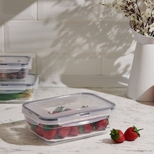 Fresh Box Dikdörtgen Bölmeli Saklama Kabı - 1,4 Lt Çok Renkli