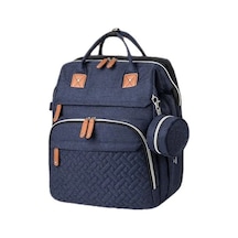 Bebek Bakım Çantası Çok Fonksiyonlu Anne Ve Bebek Çantası Yatağı -mavi Mavi