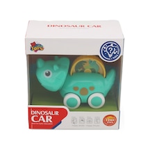 M Toys Oyuncak Dinozor Araba 2929-11649 - 7 Adet Tarı Çok Renkli