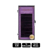 Ocean 0.10d Dramatik Kıvrım 10 Mm Soft Eyelash Doğal İpek Kirpik 16'lı