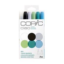 Copic Ciao Marker Kalem Seti 6lı Sea 22 075 669