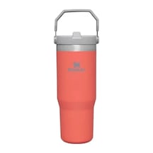 Stanley The Iceflow Flip Straw Pipetli Termos Bardak 0,89 Lt Açık Mercan