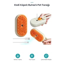 Kedi Köpek Buharlı Pet Tarağı - Sprey Özellikli
