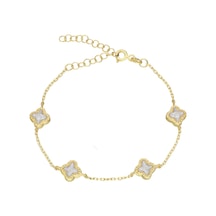Clover Bileklik 719461 Gold