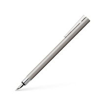 Faber-castell 342100 - Dolma Kalem Neo Slim Paslanmaz Çelik, Uç Genişliği M, Gümüş Mat 165-Koyu Yeşil