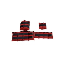 El & Ayak Bilek Ağırlığı Kum Torbası Kırmızı - 2x4 Kg