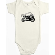Zepplin Giyim Suzuki Hayabusa Ekru Bebek Body Zıbın