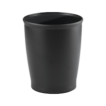 93437eu Kent Çöp Kutusu Çöp Kovası Plastik 21,21 X 21,21 X 25,40 Cm, Siyah