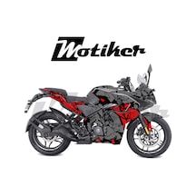 Bajaj Pulsar Rs200 Oni Japan Kırmızı Tasarımı Sticker Etiket Modeli