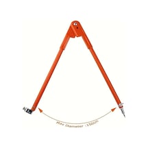 Honeybeeshop Profesyonel 40x150mm Ayarlanabilir Ahşap İşçiliği Kalem Pusulası Marangozluk Ve Çizim İçin Metal Çizgi İşaretleyici Ölçer