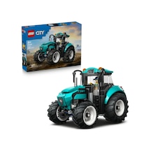 City Traktör 60498 6 Yaş Ve Üzeri Erkek Ve Kız Çocuklar İçin Çiftçi Minifigürü İçeren Yaratıcı Dekorat