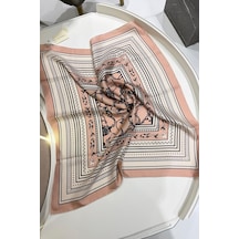 Cardion Lunira Silk Twil İpek Eşarp Sunny Pudra